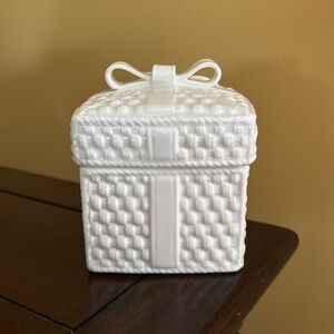 Tiffany & Co. Porcelain Basket Box